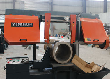 Automatic Double Column Metal Band Saw , Steel Cutting Bandsaw HYBSM200215