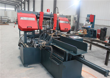 Cnc Double Column Rotary Horizontal Hydraulic Bandsaw Machine