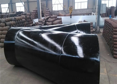 DIN Butt Welded Carbon Steel Tee Steel Pipe Fittings In Plumbing Pipeline System